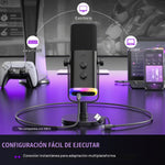Micrófono Fifine AM8 dinámico XLR/USB para podcasts (USADO)