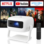 Proyector Native HD 1080P con soporte 4K, WiFi 6, Bluetooth.