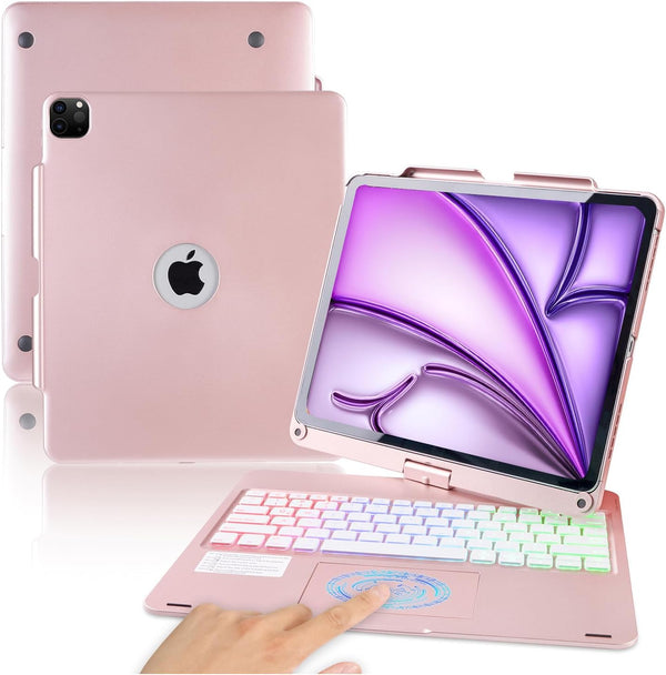 Funda con teclado giratorio, 360°, iPad Pro 12.9" (USADO).