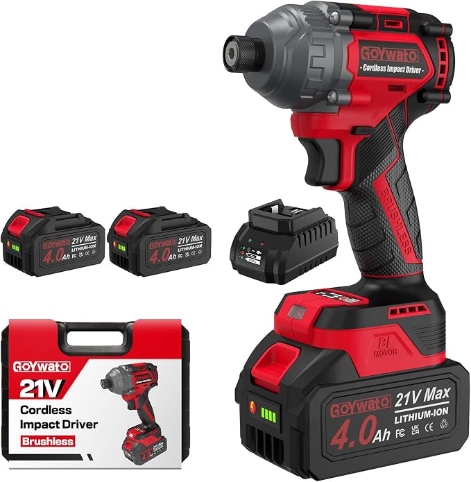 Pistola De Impacto Inalámbrica 21V Sin Escobillas Kit USADO