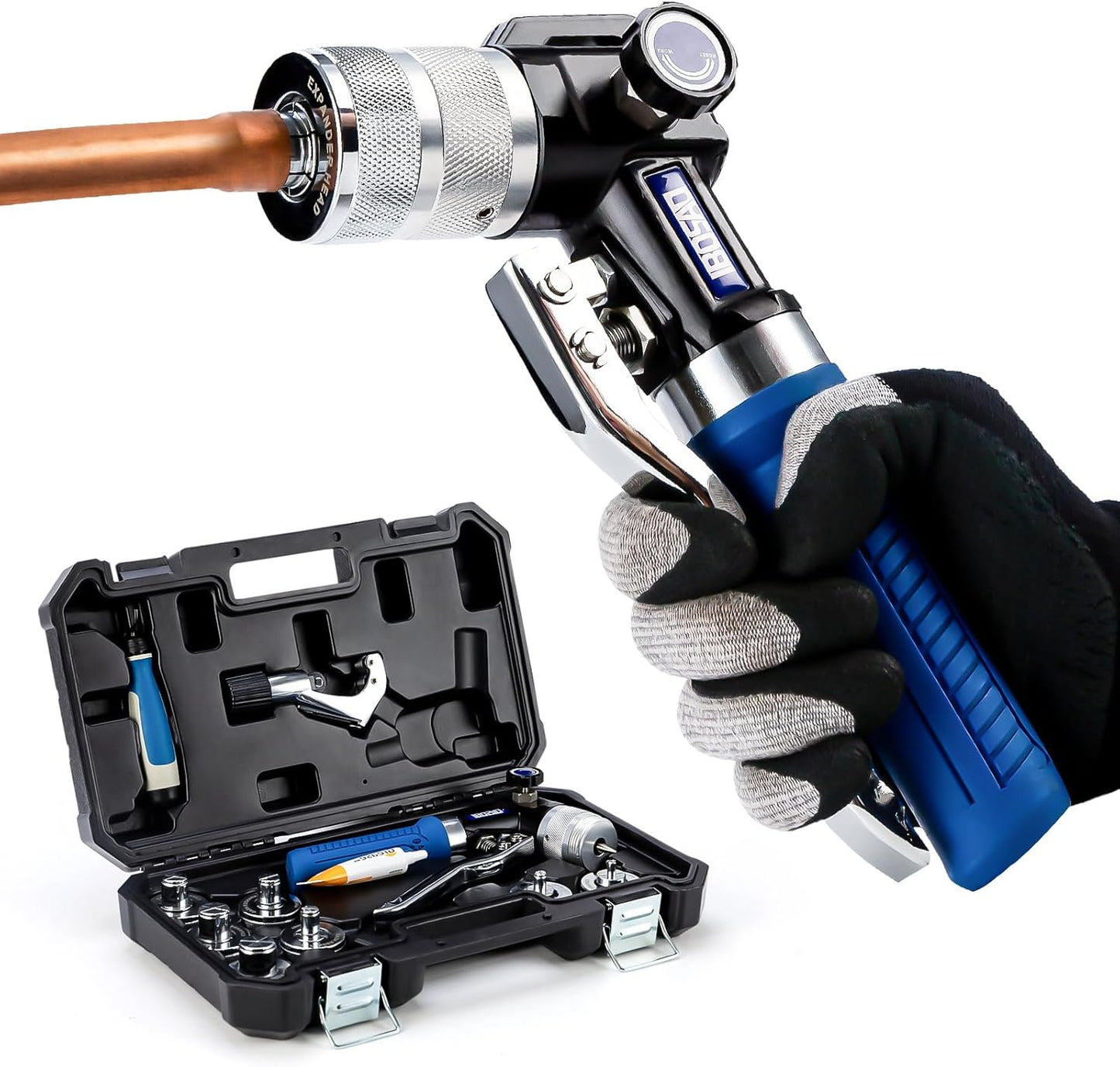 Kit de abocador hidráulico, tubos de cobre, de 3/8" a 1-1/8" (USADO).