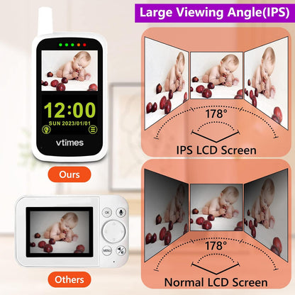 Monitor de bebe VTimes visualización táctil