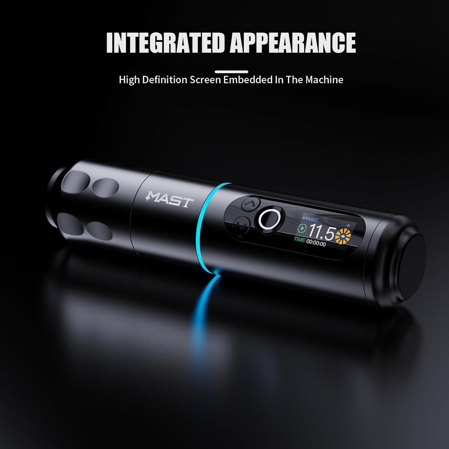 Pluma de tatuaje inalámbrica, Mast Archer2, Negro (USADO).