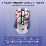 Mouse Gamer Redragon M612AK Pro RGB 8000 DPI Inalámbrico