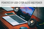 Altavoces Creative Pebble V3 USB-C Bluetooth 5.0