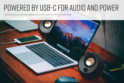 Altavoces Creative Pebble V3 USB-C Bluetooth 5.0