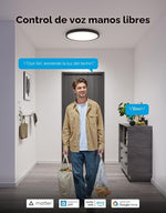 Plafón Inteligente Govee RGBIC LED 12 Pulg 2400LM WiFi