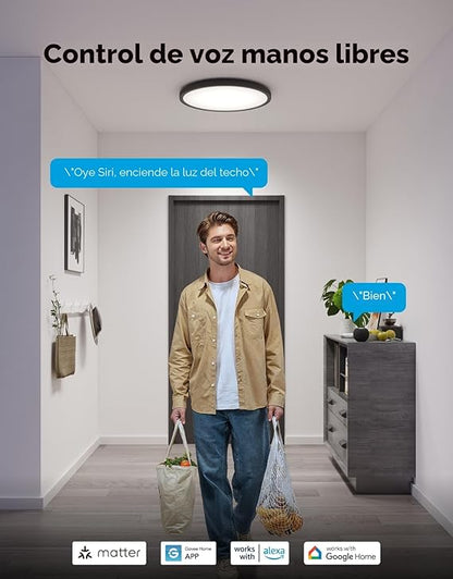 Plafón Inteligente Govee RGBIC LED 12 Pulg 2400LM WiFi