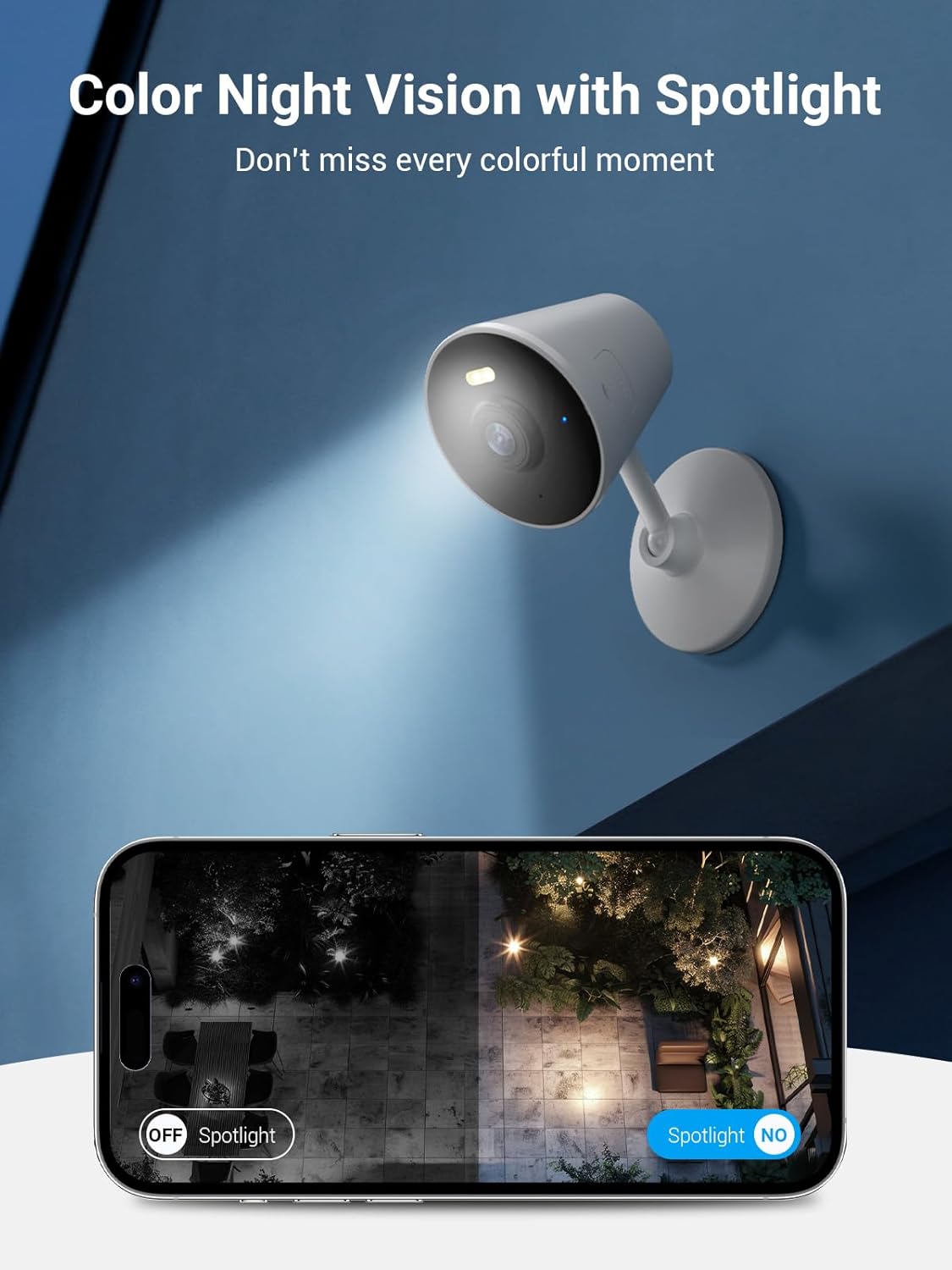 Cámara de seguridad 5G y 2.4G para interior/exterior