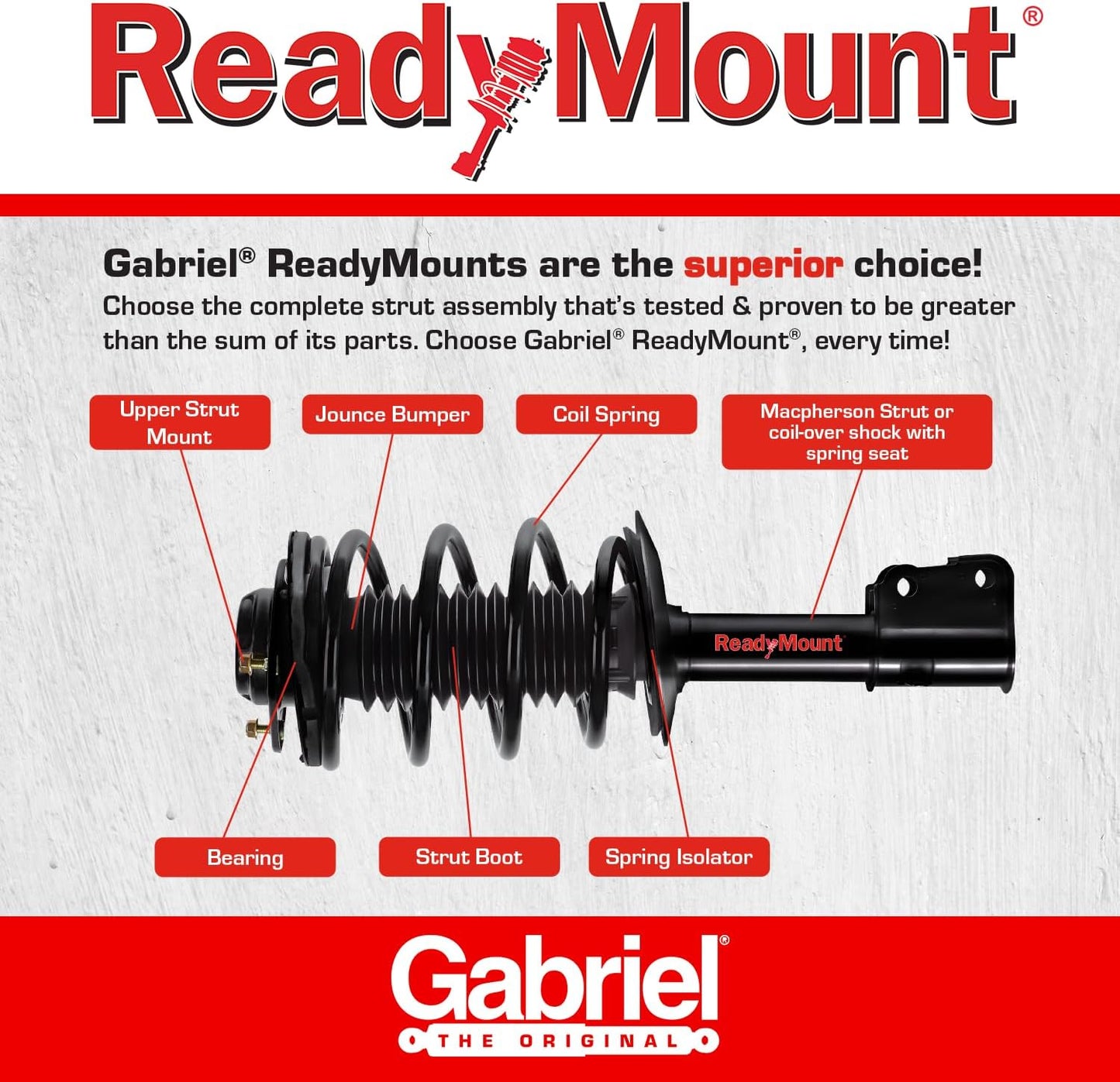 Gabriel G57168, Amortiguador para modelos Hyundai Elantra.