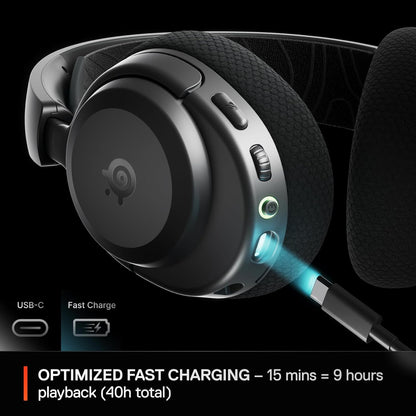 Audífonos Gamer SteelSeries Arctis Nova 3P WL Negro