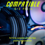 Cable de extensión para fuente de alimentación AsiaHorse de 16 AWG.