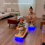 Go Kart portátil, con función de limpieza, velocidad ajustable, 2 a 8 años.