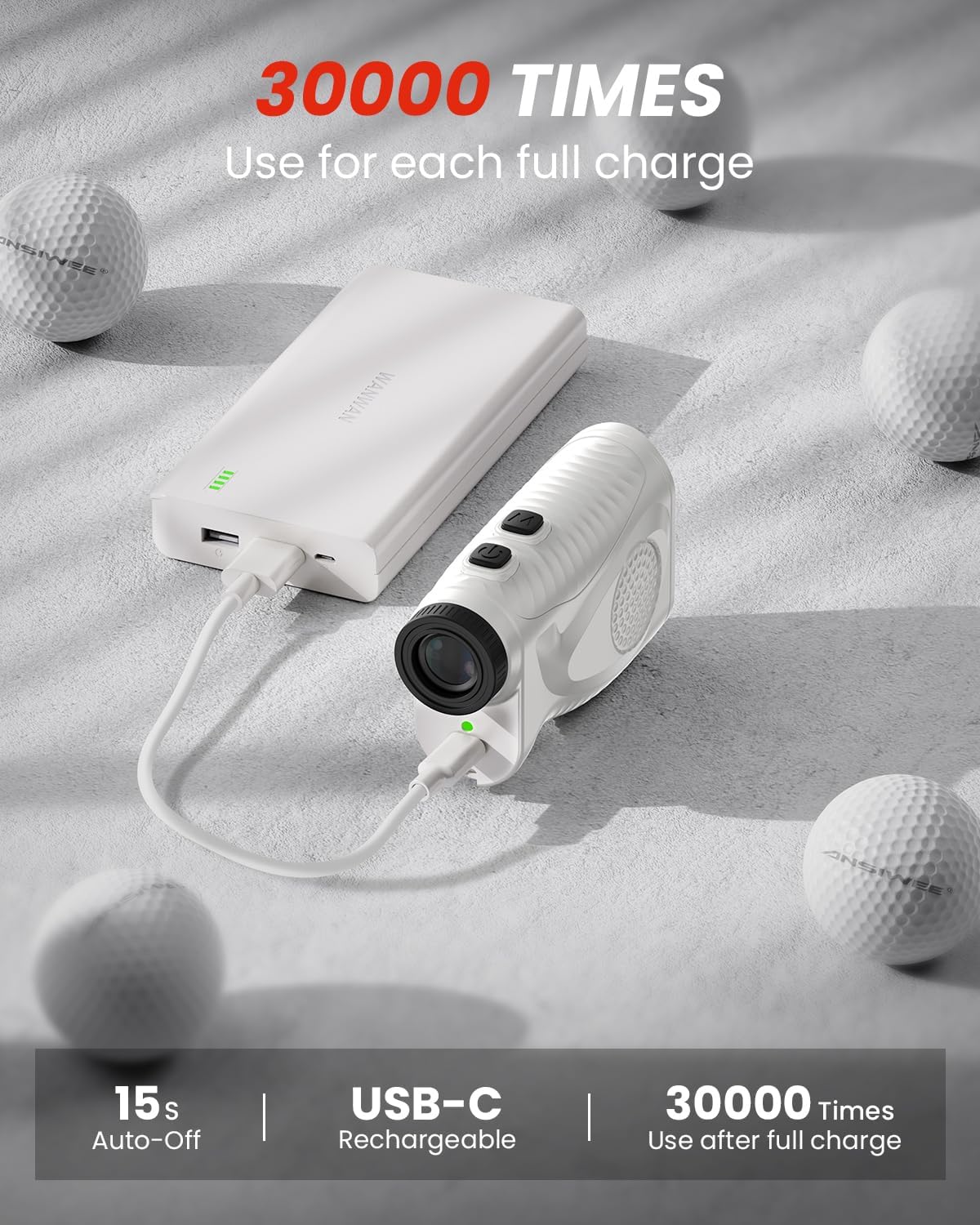 Telémetro láser de precisión con pendiente Ansiwee