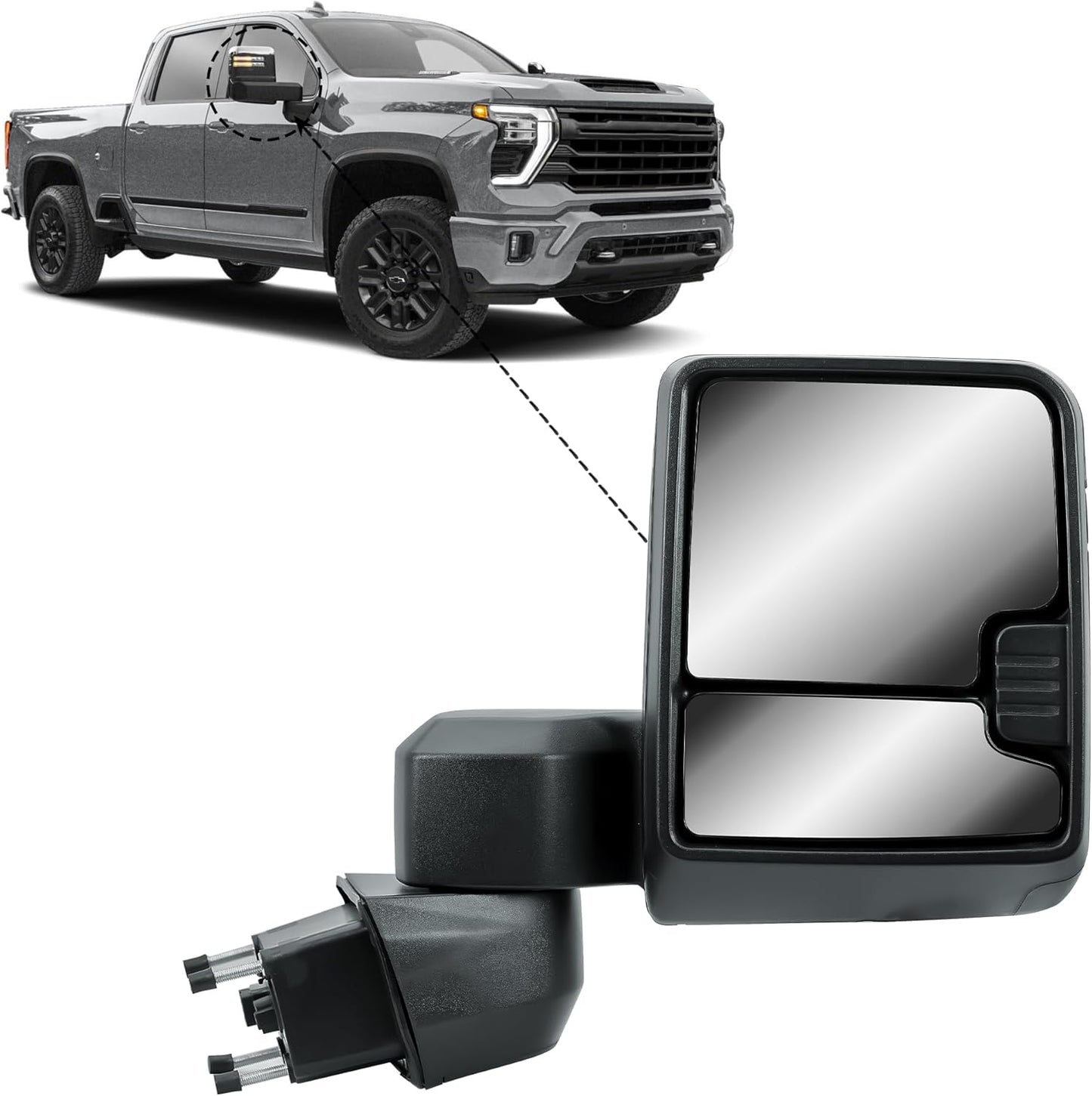 Espejo Derecho para Chevrolet Silverado GMC Sierra 2019 a 2024