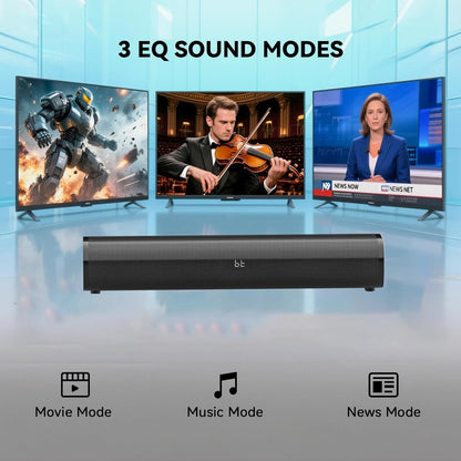 Barra de sonido Fansbe KB-M722, sonido envolvente, Smart TV, BT.