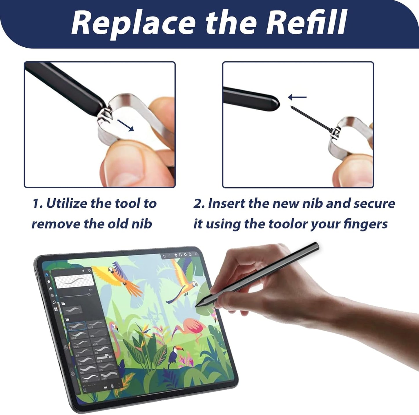 Puntas de Repuesto (19Pcs) para Samsung Galaxy S6 Pen, S7