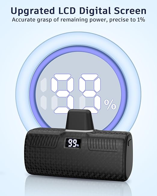 GIN FOXI Paquete de 2 cargadores portátiles para iPhone.