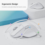 Mouse Gamer Keychron M6 30000 DPI Bluetooth Blanco