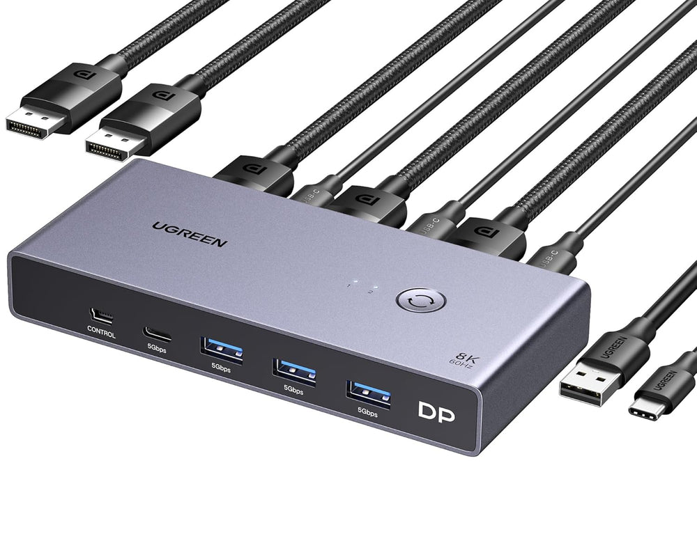 UGREEN Hub KVM DisplayPort USB Multi (USADO)