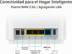 Sistema WiFi ASUS Router AX7800, Malla tribanda 7.8 Gbps (USADO)