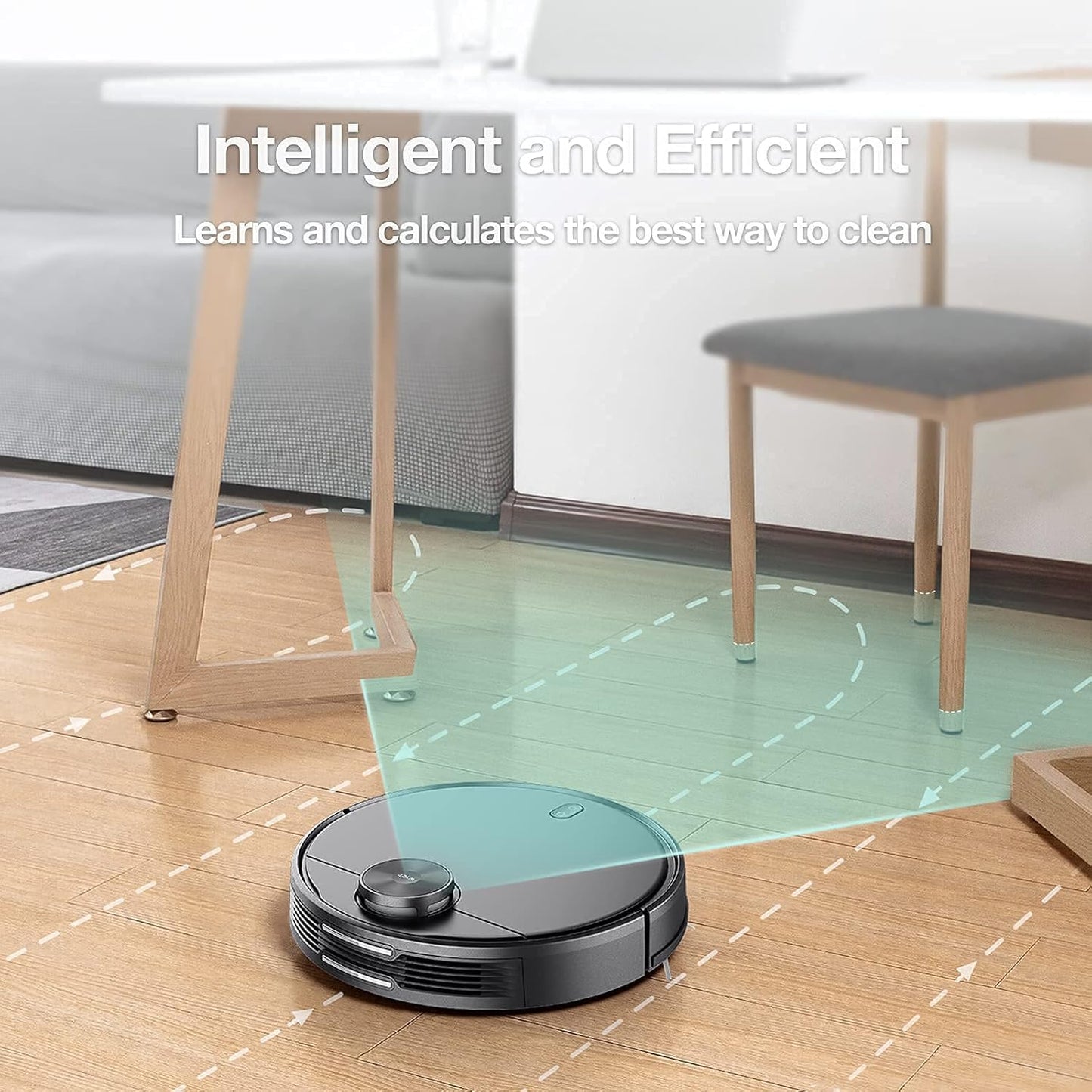 Aspiradora robot Wyze control por Wi-Fi/App/Alexa