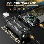 Arrancador de coche Avapow, portátil de 12 V con cables, 4000A.
