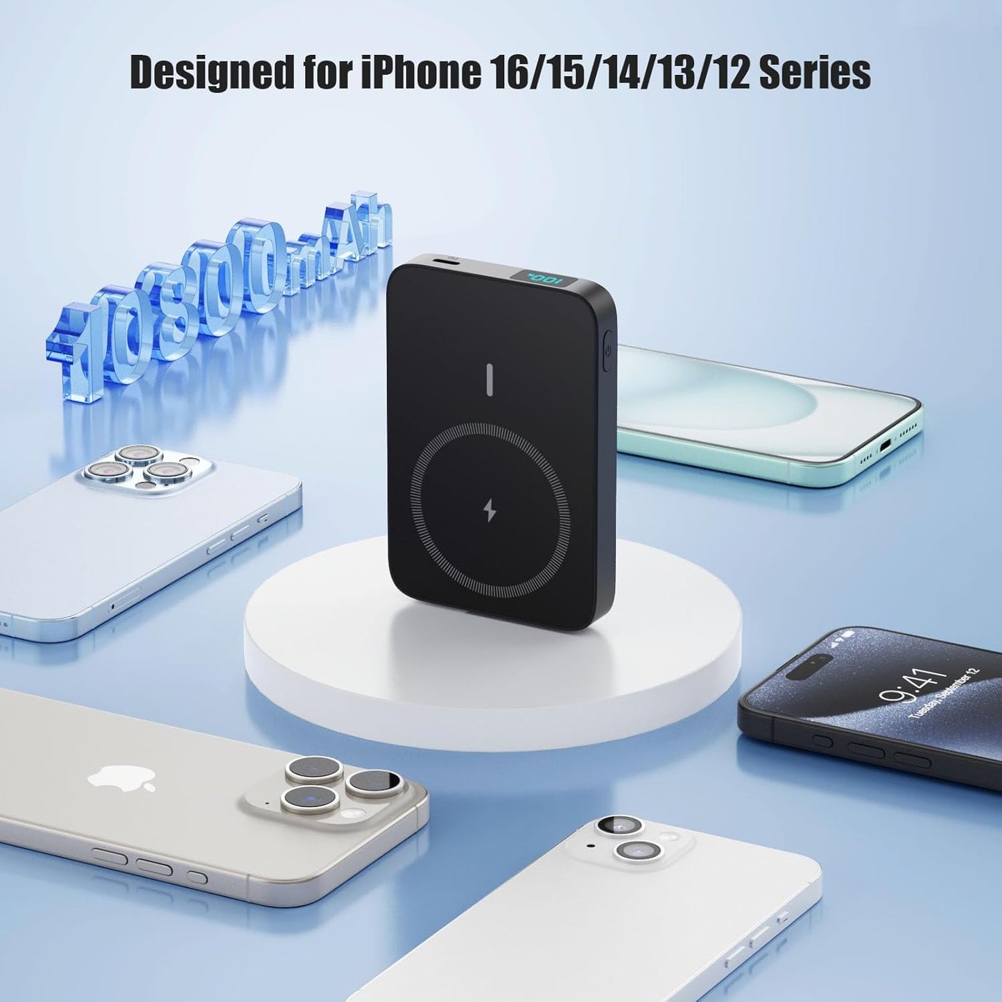 Power Bank Magnético para MagSafe 10800mAh