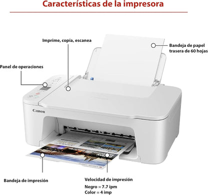 Canon PIXMA TS3722 Impresora Inalámbrica.