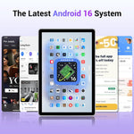 Tablet Android 16, Con accesorios, 11" 2026, Procesador T606 (DETALLE)
