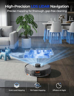 Robot Aspiradot y fregona Redroad, vaciado automático, WI-FI App.