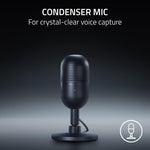 Micrófono USB Razer Seiren V3 Mini Condensador RGB