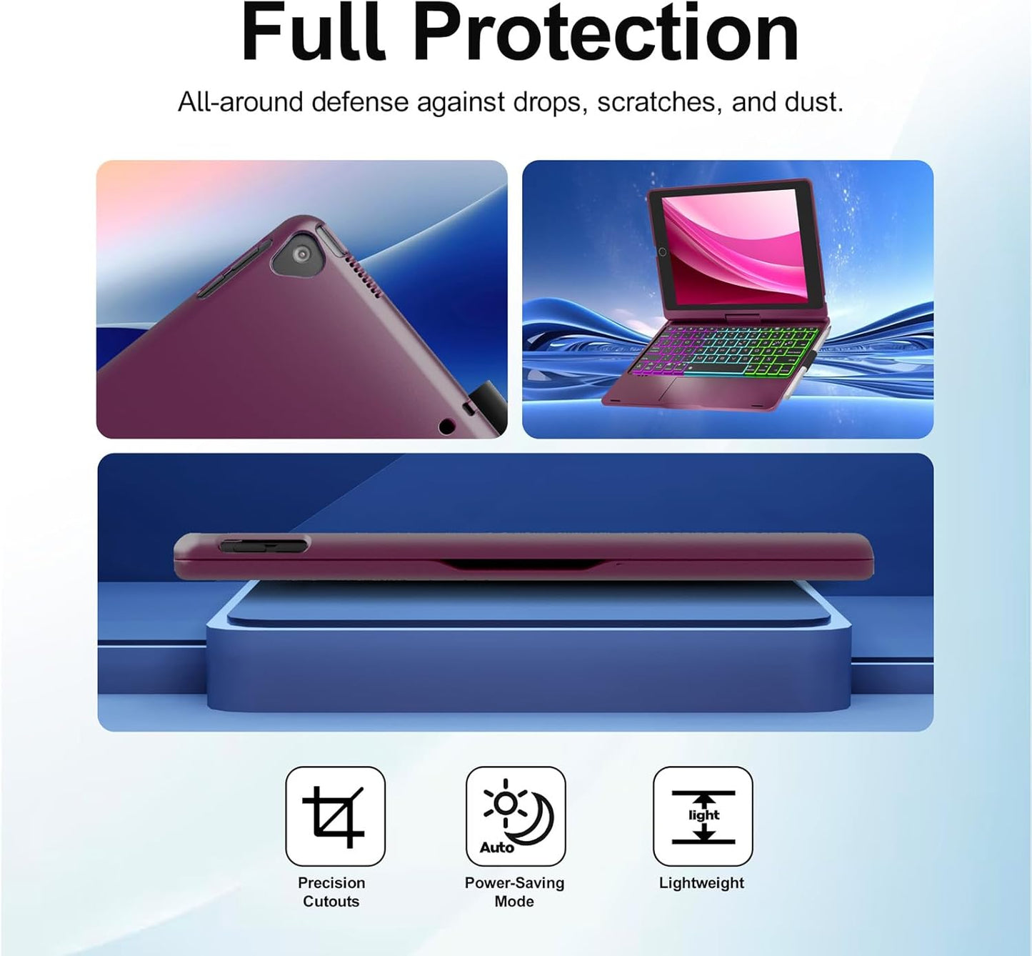 Baisla Funda teclado y trackpad para iPad (USADO)