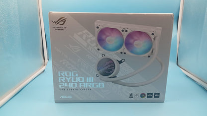 Enfriador de CPU líquido, Asus Rog Ryuo III 240 ARGB, Anime Matrix