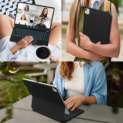 Funda de teclado para iPad Pro de 11" retroiluminación magnético