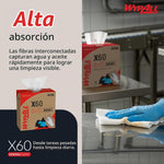 Toallitas reforzadas Kimberly-Clark Wypall X60 - KCC34790