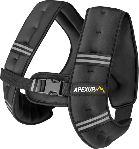 APEXUP - Chaleco con peso para entrenar, 10 libras