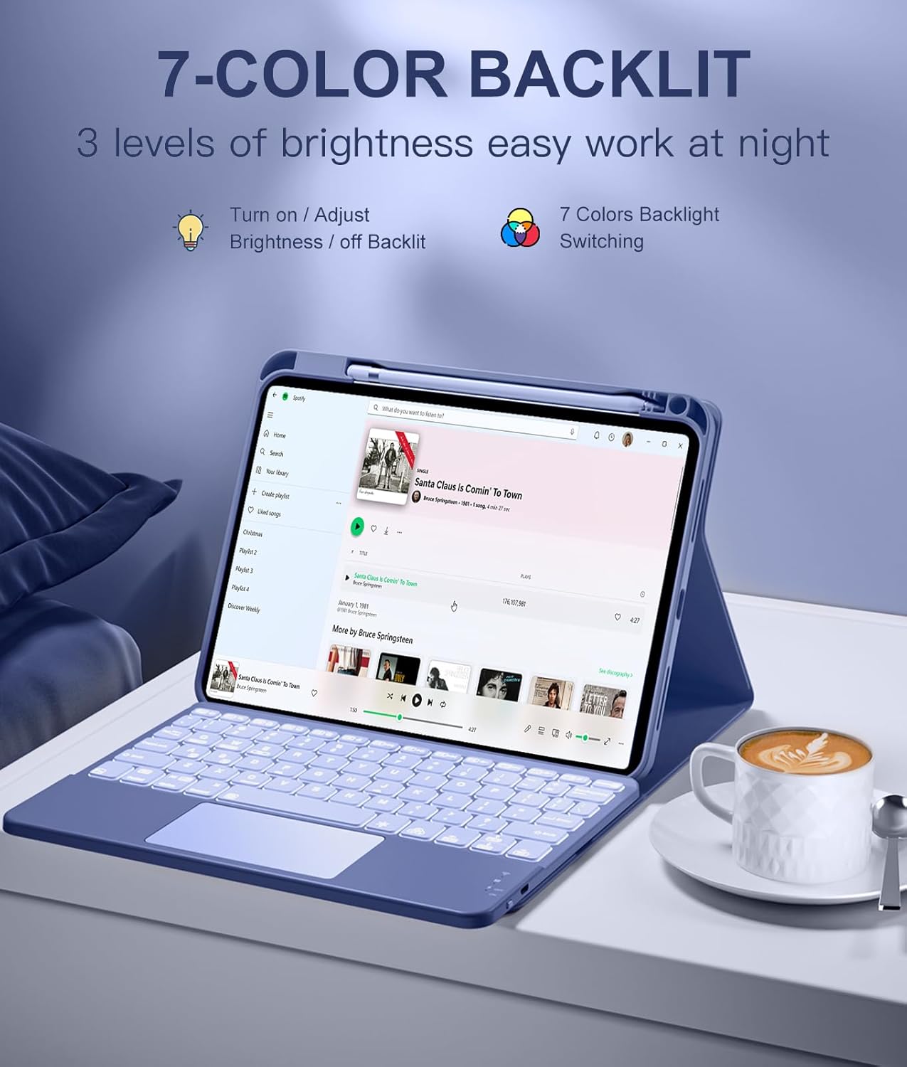 Funda con teclado trackpad iPad de 11ª y 10ª generación (USADO)