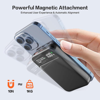 Banco de Energía Magnético 830, Batería de 1200 mAh. (USADA)