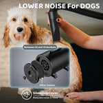 Secador de pelo para perros EGFKI, 5.2HP/3800W, 3 Boquillas.