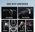 Scooter eléctrico para adultos, fibra de carbono, 31 M, NIU KQi Air.