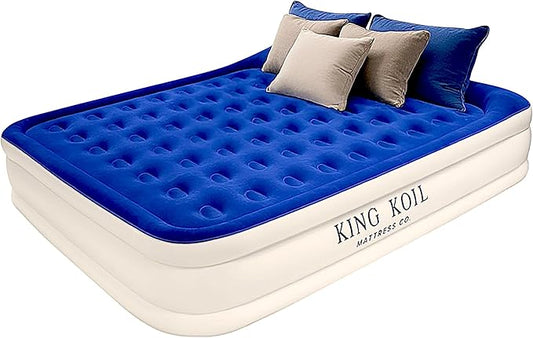 Colchón de aire Queen de lujo con bomba integrada USADA. King Koil