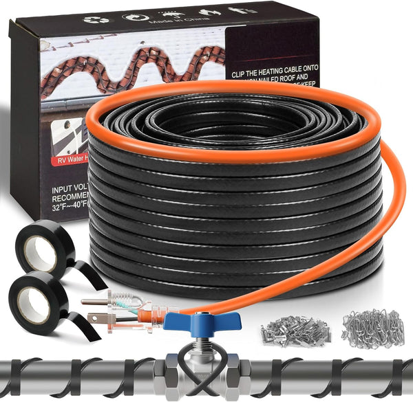 Cable calefactor para protección tuberías 100pies