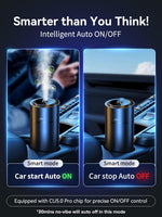 Ambientador inteligente para coche Ceeniu CF12, con niebla ultrasónica.
