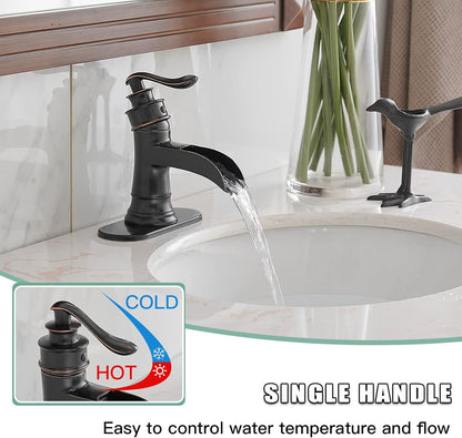 Monomando de lavabo, Best Water Experience, oil/bronce, (USADA).