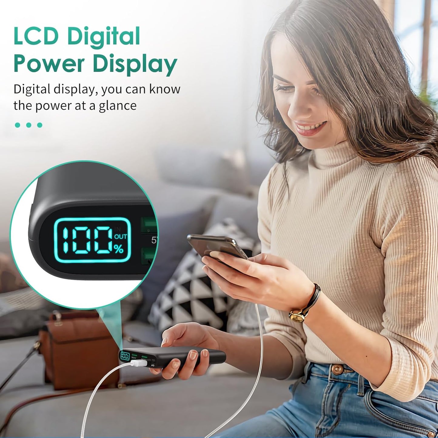 Cargador portátil de 38800 mAh HX200K1