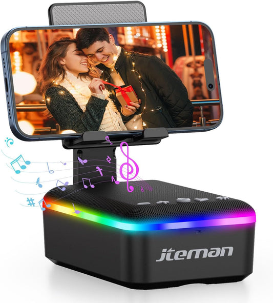 JTEMAN Bocina bluetooth con soporte celular (USADO)