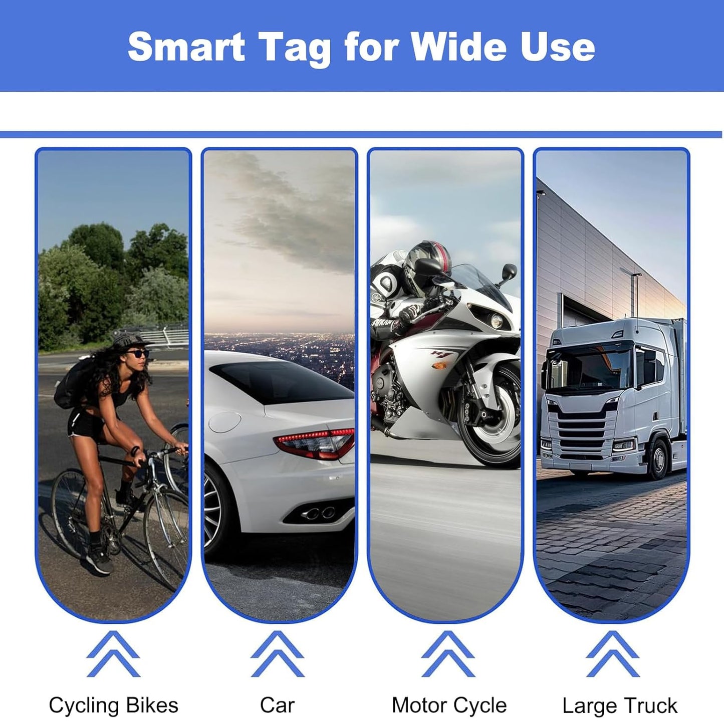 Rastreador inteligente compatible con Apple Find My