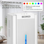 Deshumidificador de 95 onzas para el hogar, Bedred CT11, con luz.