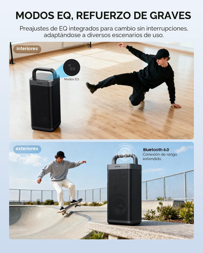 Altavoz Bluetooth Portátil Con Graves Profundos COMISO